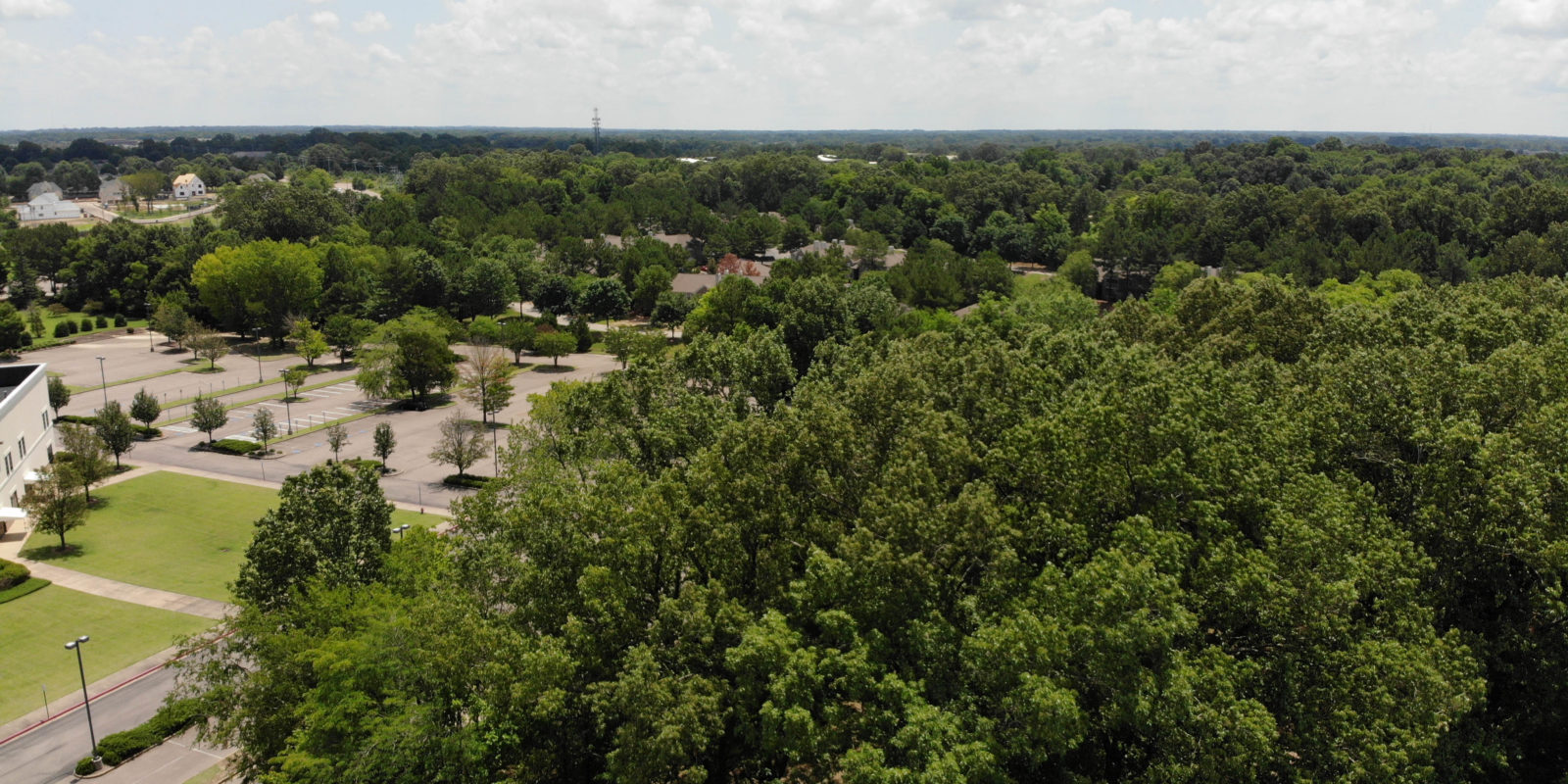 Jim West Central Church Collierville TN Drone Photo